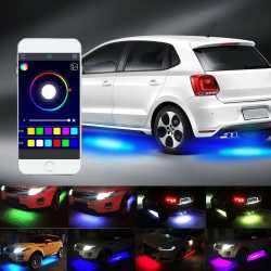 Fita Flexível LED Automotivo Externo RGB Universal