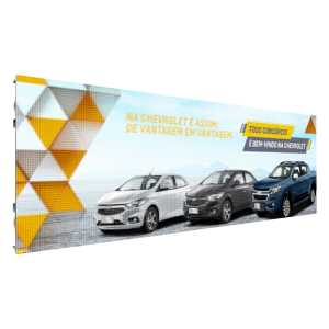 Painel de LED P10 288cm x 96cm Full Color Publicitário Controle Power Led