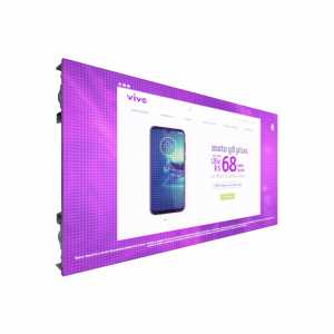 Painel de LED, 192 cm x 96 cm Luminoso de LED Full Color P10 Externo