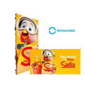 Painel Gabinete de LED P2.97 Full Color 100cm x 50cm Indoor