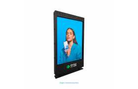 Totem de LED Mobiliário Urbano Publicitário - MUP 142cm x 230,5cm
