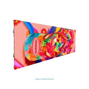 Painel De Led Publicidade P3.91 3m X 1m Full Color Mídias Indoor