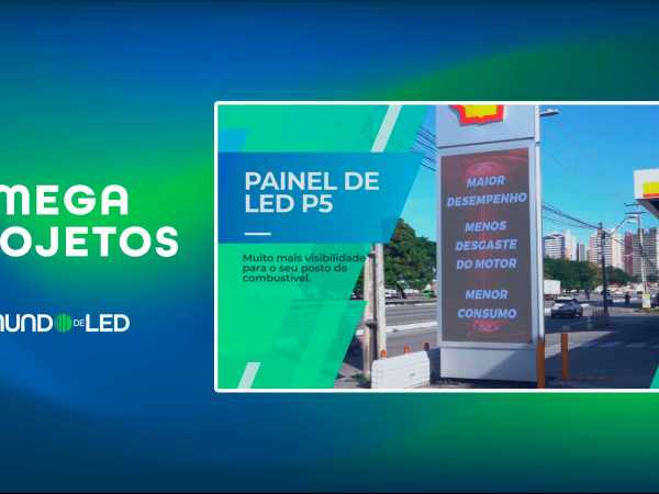 Mais Um Projeto Totem Outdoor Digial Para Posto De Gasolina.