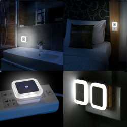 Luz Noturna de LED Com Sensor Acende Automaticamente Consumo R$1,45 Por Ano