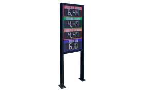 Totem Led 50x100 - ideal para posto de gasolina