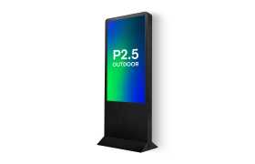 Totem de LED Outdoor 74cm x 174cm Full Color P2.5 Com Conexão Wi-Fi