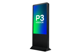 Totem de LED Indoor 74cm x 174cm Full Color P3 Com Conexão Wi-Fi