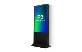 Totem de LED Outdoor 74cm x 174cm Full Color P3 Com Conexão Wi-Fi