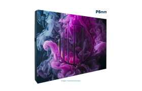 Painel de LED Publicitário Full Color P8 128cm x 96cm Externo em Aço