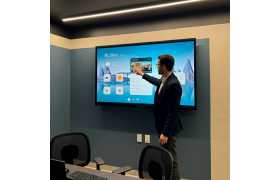 Tela Interativa 75 Polegadas Touch Screen Lousa Digital  Android 14