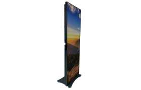 Totem de LED Externo 65cm x 199cm - P2.5mm - Com Rodinhas