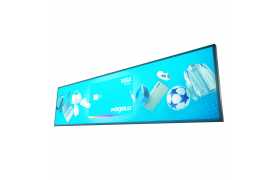 Painel De LED 295cm x 55cm  Colorido Externo P10