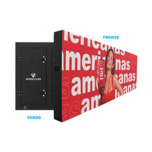 Painel De Led P5 288cm X 96cm Full Color Outdoor Fixo