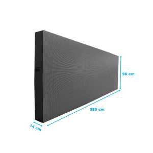 Painel De Led P5 288cm X 96cm Full Color Outdoor Fixo