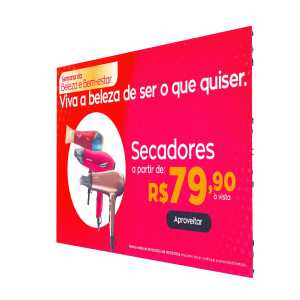 Painel de LED P5 192cm x  192cm Full Color Outdoor