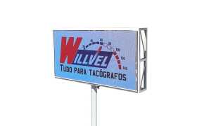 Painel de LED P5 384cm x 192cm Full Color Outdoor SMD