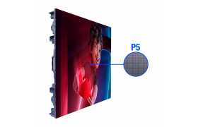 Painel de LED P5 96cm x 96cm Full Color Outdoor SMD receiver