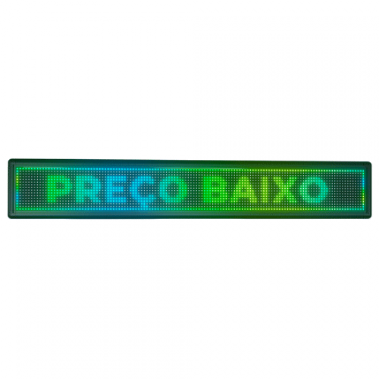 Painel de Led 135cm x 23cm P10 Colorido RGB Painel de Led 135cm x 23cm P10 Colorido RGB