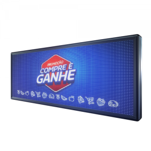 Letreiro De LED 135cm x 55cm Painel de LED RGB Colorido