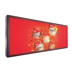 Letreiro De LED 135cm x 55cm Painel de LED RGB Colorido