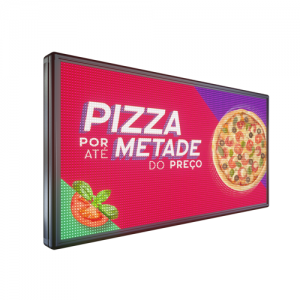 Painel De LED RGB, Letreiro Digital 135cm x 71cm Colorido