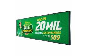 Painel De LED Para Propaganda P8 Full Color 295cm x 103cm - USO EXTERNO