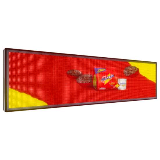Painel De Led P10 Smd De 199cm X 55cm Full Color Painel De Led P10 Smd De 199cm X 55cm Full Color