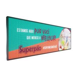 Painel De Led P5 Full Color RGB 167cm x 71cm Suporta Vídeos - Uso Interno