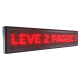 Painel Luminoso De Led Uma Cor 100cm X 20cm Uso Interno SMD Vermelho Painel Luminoso De Led Uma Cor 100cm X 20cm Uso Interno SMD Vermelho
