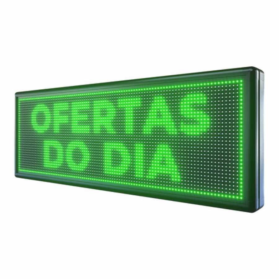 Painel De LED, Letreiro Digital 103cm x 39cm Alto Brilho Painel De LED, Letreiro Digital 103cm x 39cm Alto Brilho