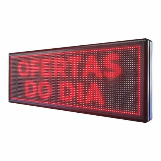 Painel De LED, Letreiro Digital 103cm x 39cm Alto Brilho USB Painel De LED, Letreiro Digital 103cm x 39cm Alto Brilho USB