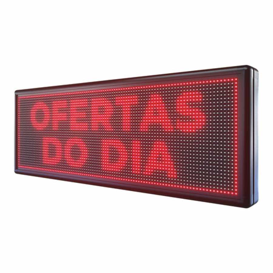 Painel De LED, Letreiro Digital 103cm x 39cm Alto Brilho Painel De LED, Letreiro Digital 103cm x 39cm Alto Brilho