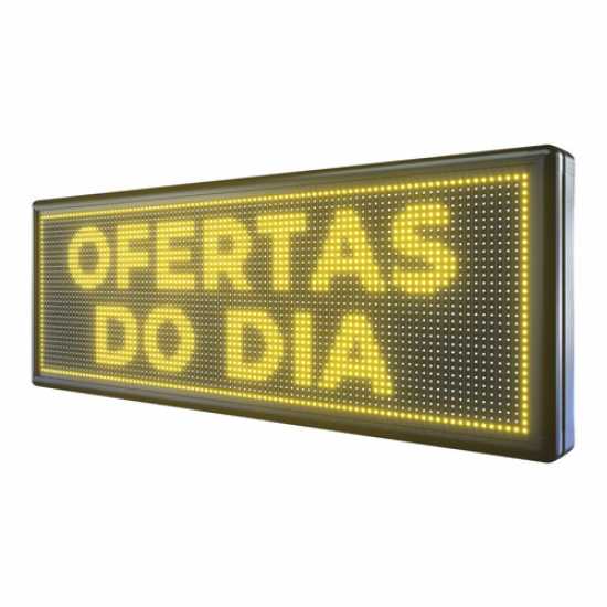 Painel De LED, Letreiro Digital 103cm x 39cm Alto Brilho USB Painel De LED, Letreiro Digital 103cm x 39cm Alto Brilho USB