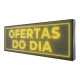 Painel De LED, Letreiro Digital 103cm x 39cm Alto Brilho Painel De LED, Letreiro Digital 103cm x 39cm Alto Brilho