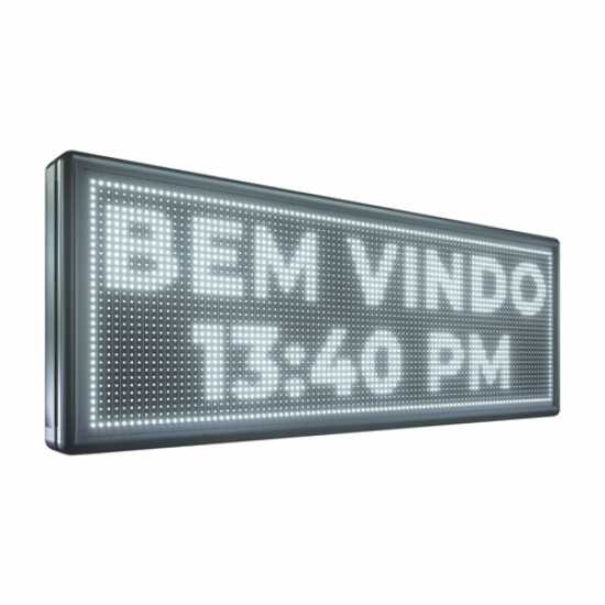 Painel De LED, Letreiro Digital 103cm x 39cm Alto Brilho USB Painel De LED, Letreiro Digital 103cm x 39cm Alto Brilho USB