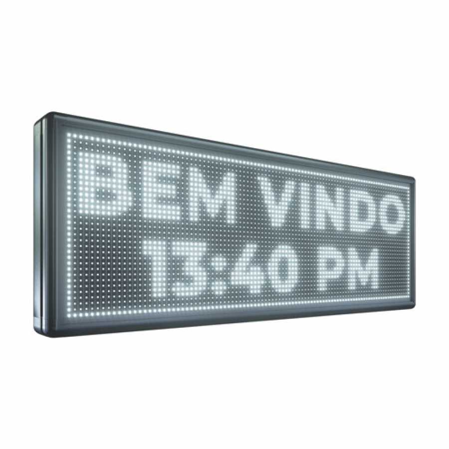 Painel De LED, Letreiro Digital 103cm x 39cm Alto Brilho Painel De LED, Letreiro Digital 103cm x 39cm Alto Brilho
