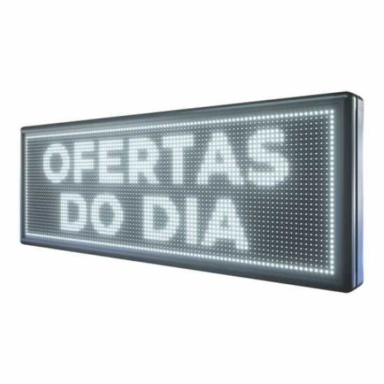 Painel De LED, Letreiro Digital 103cm x 39cm Alto Brilho USB Painel De LED, Letreiro Digital 103cm x 39cm Alto Brilho USB