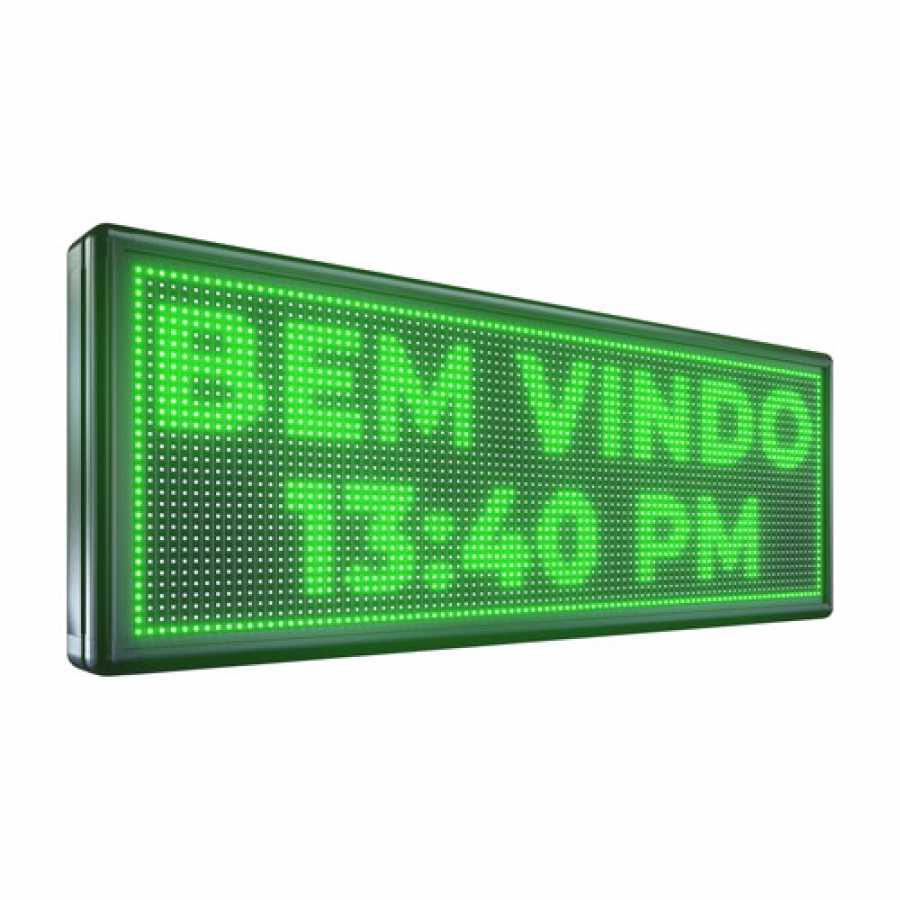 Painel De LED, Letreiro Digital 103cm x 39cm Alto Brilho Painel De LED, Letreiro Digital 103cm x 39cm Alto Brilho