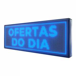 Painel De LED, Letreiro Digital 103cm x 39cm Alto Brilho