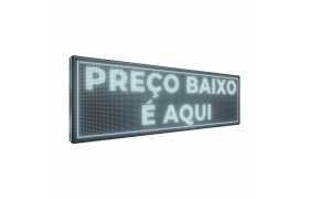 Painel De LED, Letreiro Digital 167cm x 55cm Alto Brilho