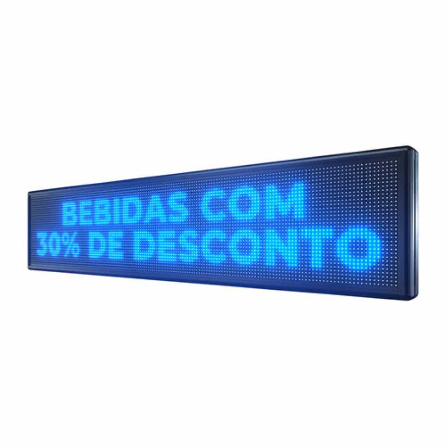 Painel De LED, Letreiro Digital 167cm x 39cm Alto Brilho Painel De LED, Letreiro Digital 167cm x 39cm Alto Brilho