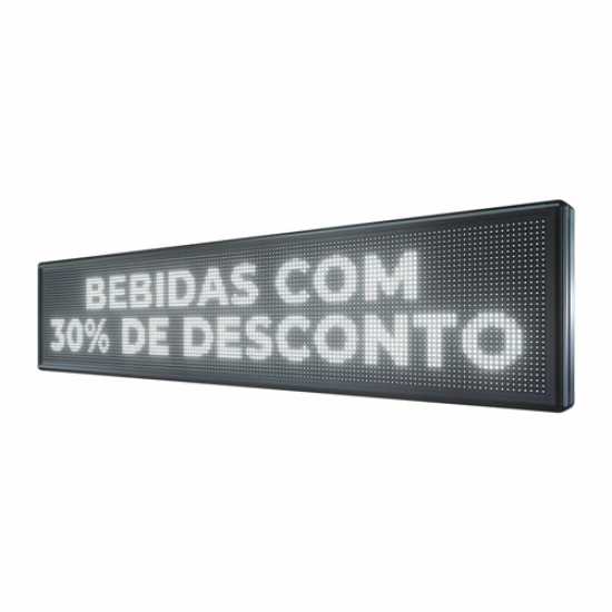 Painel De LED, Letreiro Digital 167cm x 39cm Alto Brilho Painel De LED, Letreiro Digital 167cm x 39cm Alto Brilho
