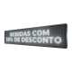 Painel De LED, Letreiro Digital 167cm x 39cm Alto Brilho Painel De LED, Letreiro Digital 167cm x 39cm Alto Brilho