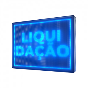 Painel de Led 71cm x 55cm Monocromático Uso Interno Conexão USB + WiFi