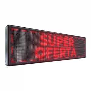 Painel De LED, Letreiro Digital 135cm x 55cm Alto Brilho