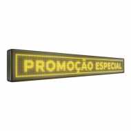 Painel De LED, Letreiro Digital 167cm x 23cm Alto Brilho