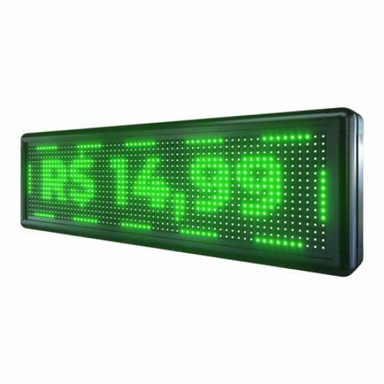 Painel De LED, Letreiro Digital 68cm x 20cm Alto Brilho USB Painel De LED, Letreiro Digital 68cm x 20cm Alto Brilho USB