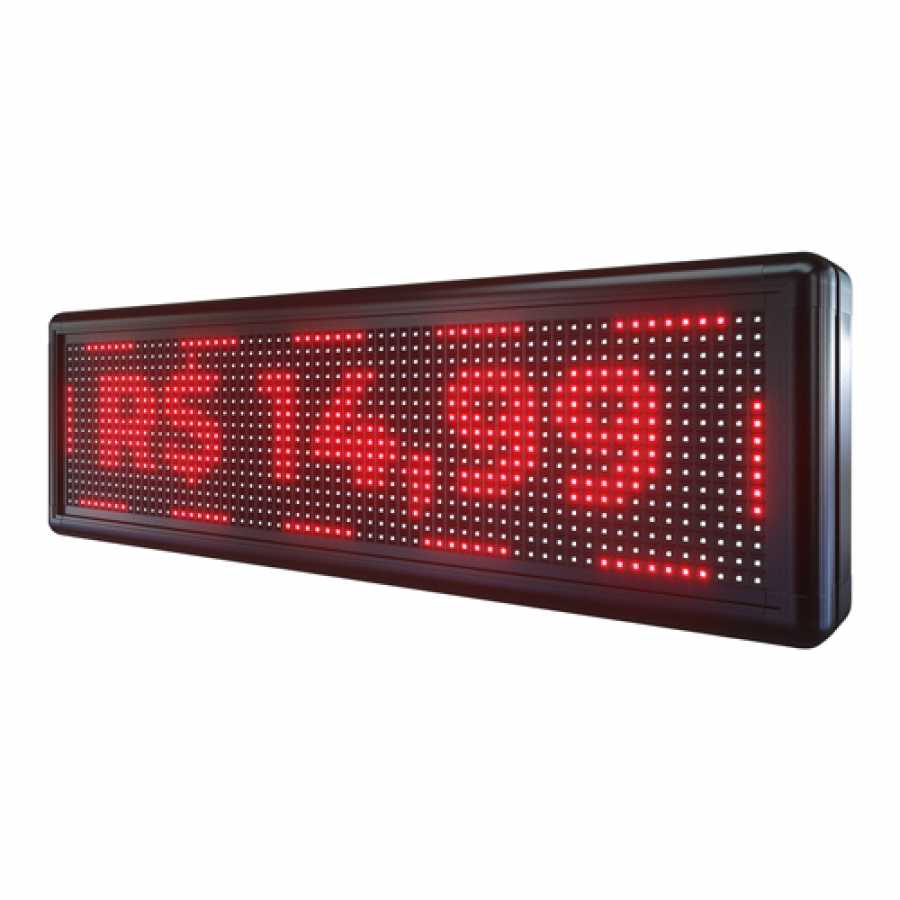 Painel De LED, Letreiro Digital 71cm x 23cm Alto Brilho Painel De LED, Letreiro Digital 71cm x 23cm Alto Brilho
