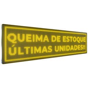 Letreiro De LED 199cm x 55cm Painel de LED Alto Brilho