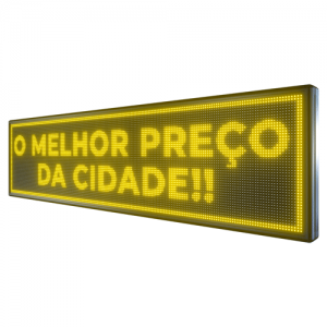 Letreiro De LED 199cm x 55cm Painel de LED Alto Brilho